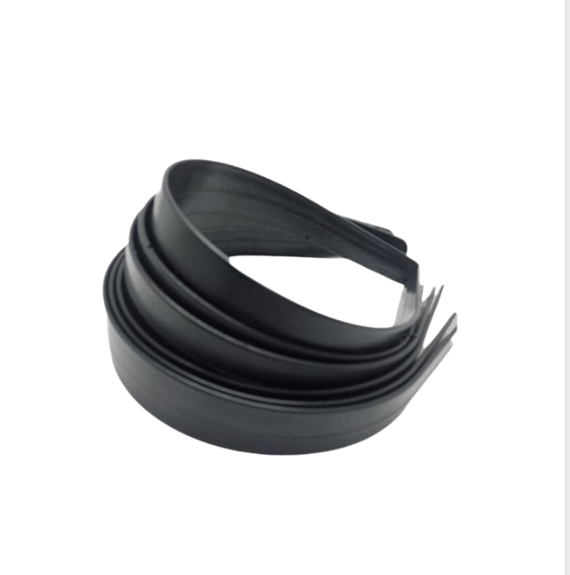 Tiara Plástica Larga F Preta 30 mm - 1 Dúzia - 12 unidades