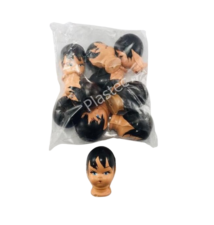 Cabeça de boneca Brinco 1 - 100 cabeças