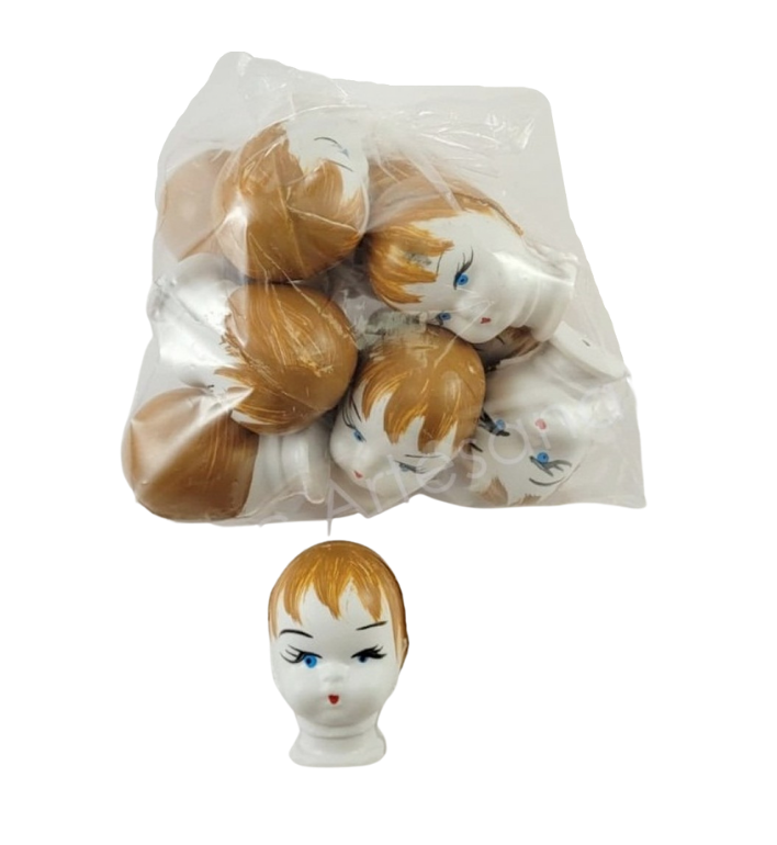 Cabeça de boneca Brinco 1 - 100 cabeças